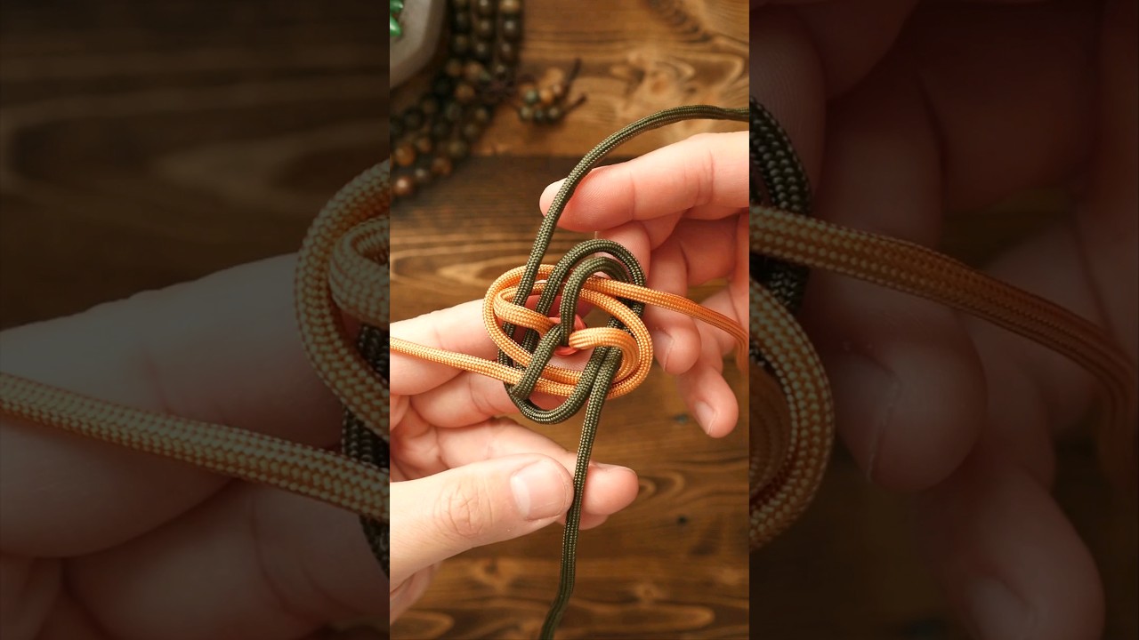 🪢Double Wall Knot #paracord #youtubeshorts #knot