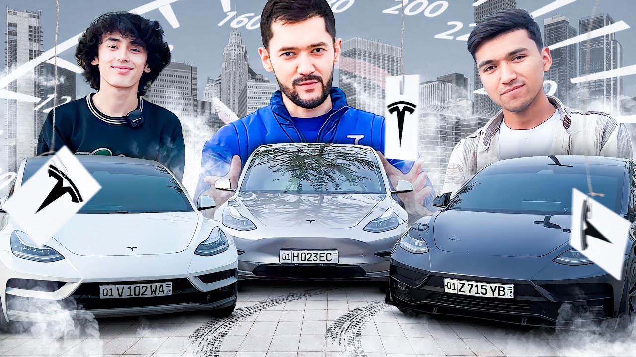3 TA TESLA BILAN DRAG UYUSHTIRDIK