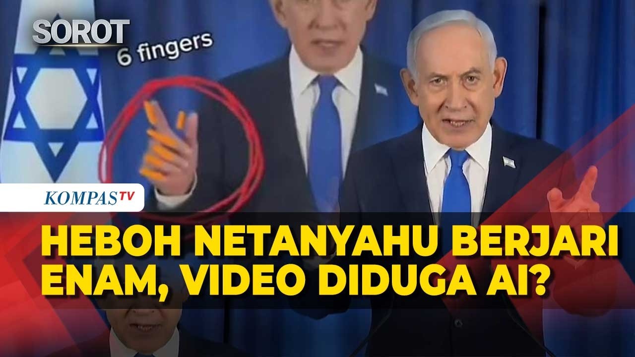 Beredar Video Netanyahu Berjari Enam Usai Rumor Meninggal Dunia, Diduga Pakai AI?