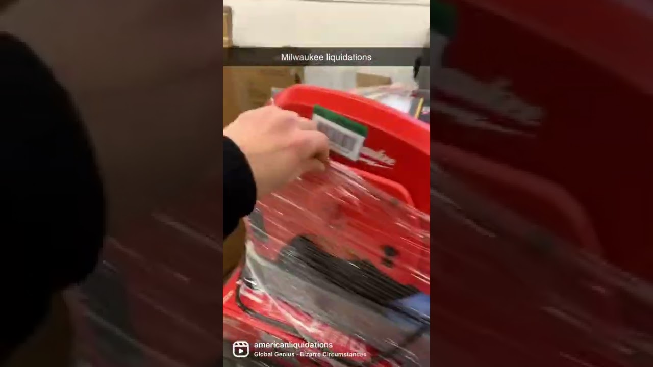 MILWAUKEE TOOL PALLET WORTH $10,000 SOLD FOR $500
