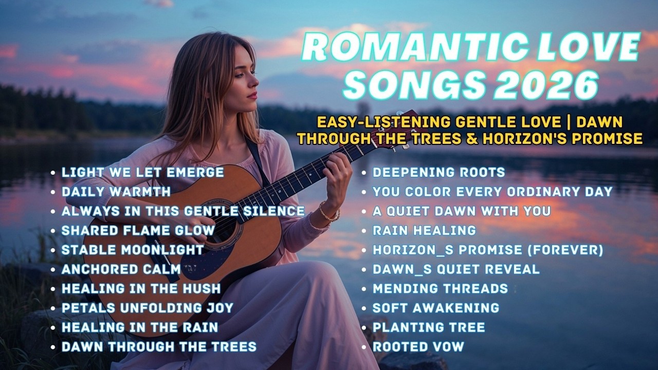 Romantic Love Songs 2026 | Easy-Listening Gentle Love | Dawn Through the Trees & Horizon's Promise