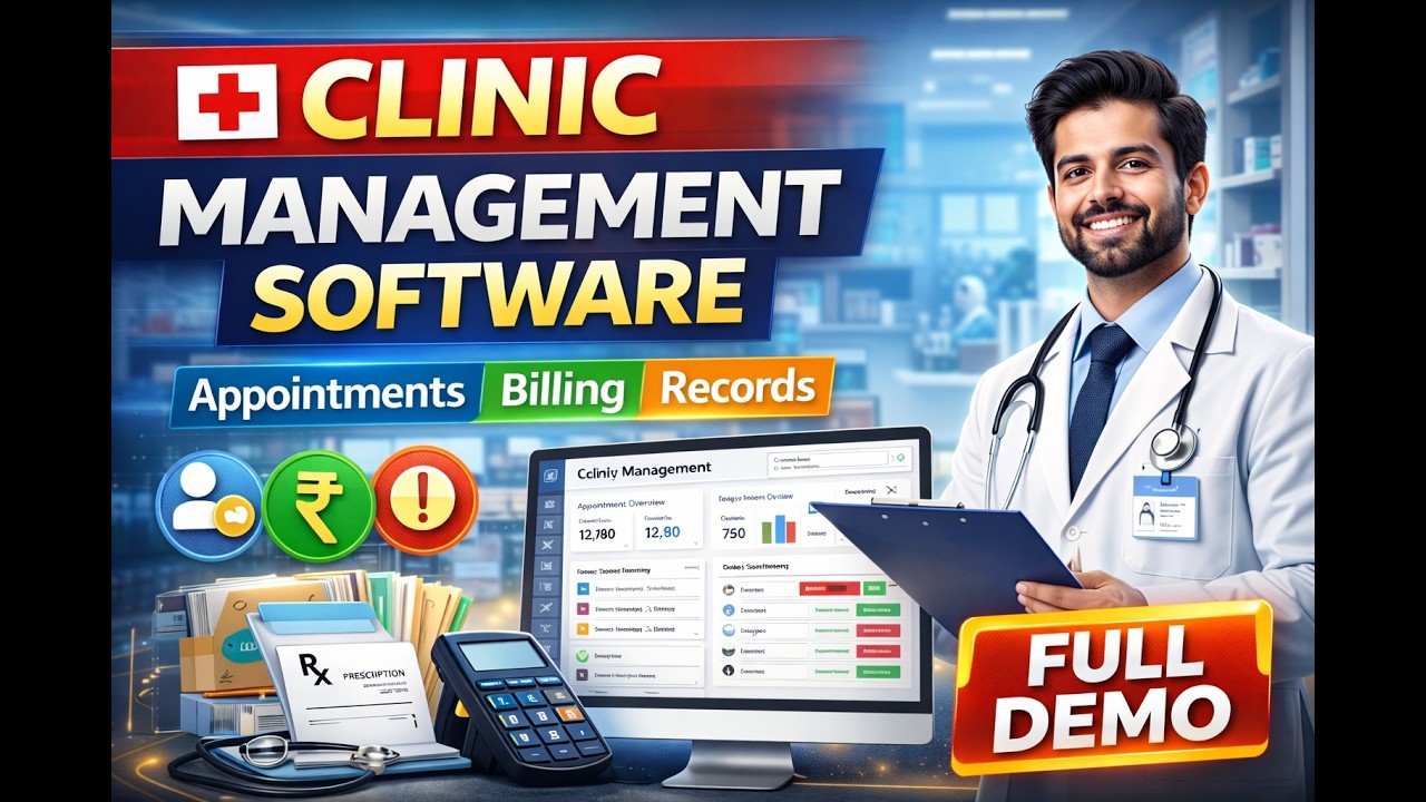 Clinic Management Software | Patient, Appointment & Billing System Demo