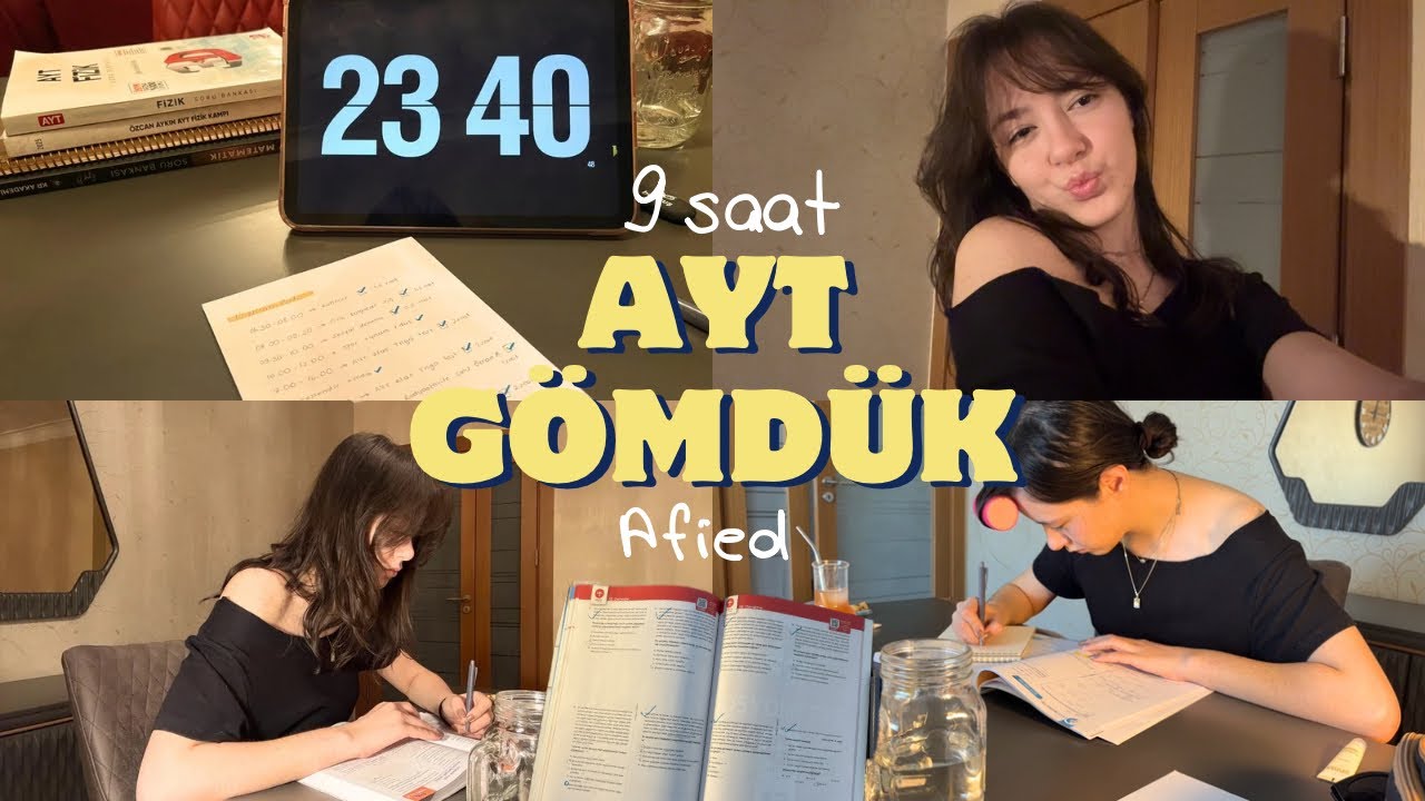 GÜNE 6’DA BAŞLAMAK 😼 Yks Ders Çalışma Günlüğüm| Ayt Sona Yaklaştı #derscalismagunlugu #yks25