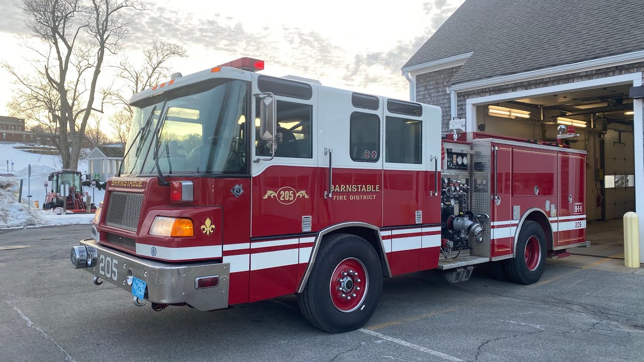 Barnstable FD’s Engine #205 & Ladder #1 2-15-2026