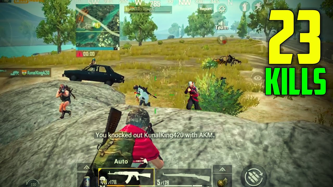 THEY THINK I AM BOT | 23 KILLS SOLO VS SQUAD | PUBG MOBILE