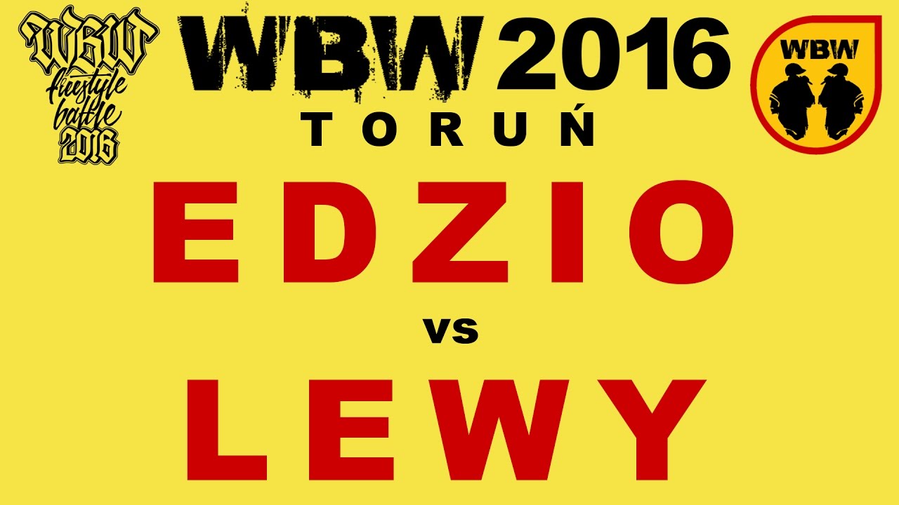 Edzio 🆚 Lewy 🎤 WBW 2016 Toruń (freestyle rap battle)