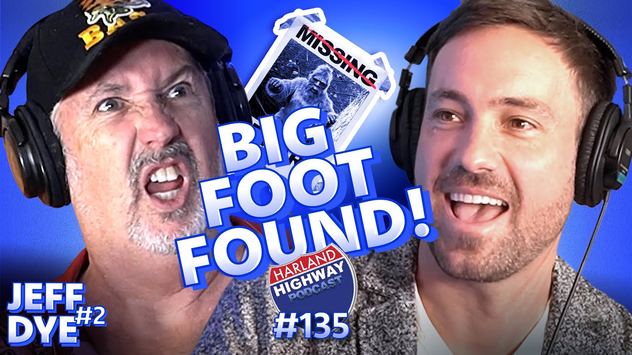 JEFF DYE -  BIGFOOT is finally found! Exclusive REAL footage! Also, aliens and love songs!!