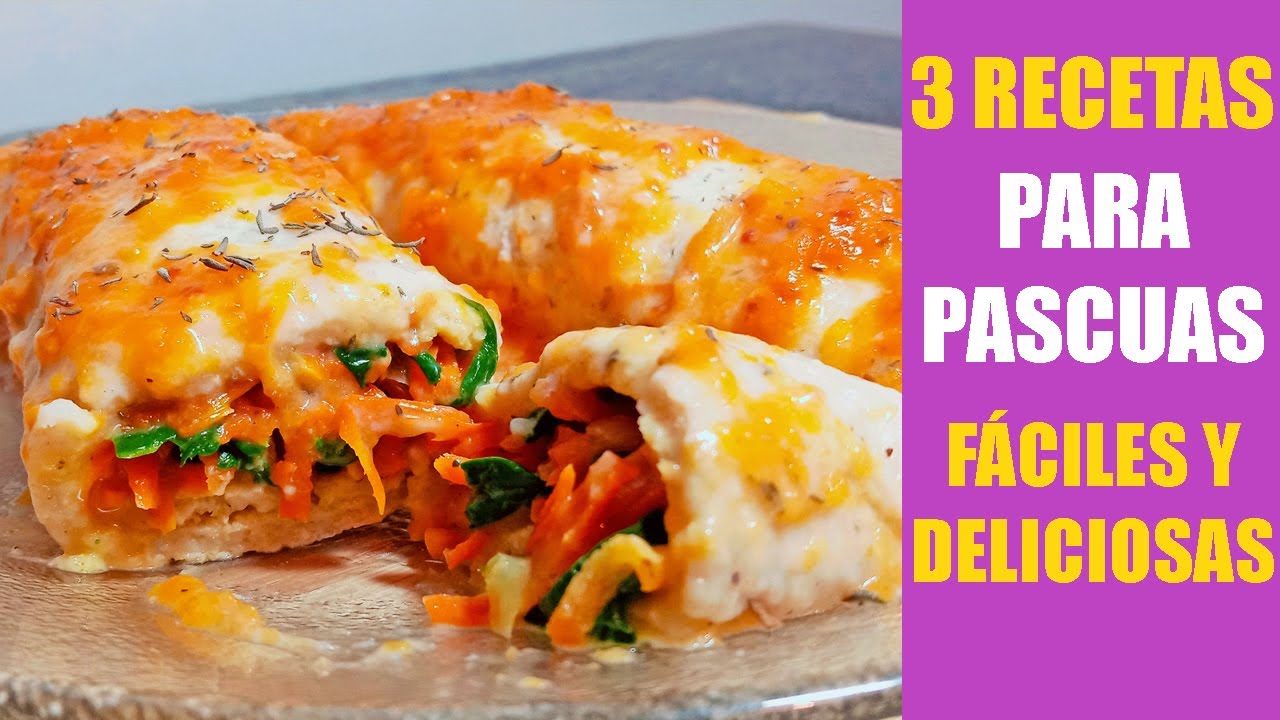 🐰  MIS 3 MEJORES RECETAS PARA PASCUAS 🐰  Sorprenderás a todos esta SEMANA SANTA con estas delicias!