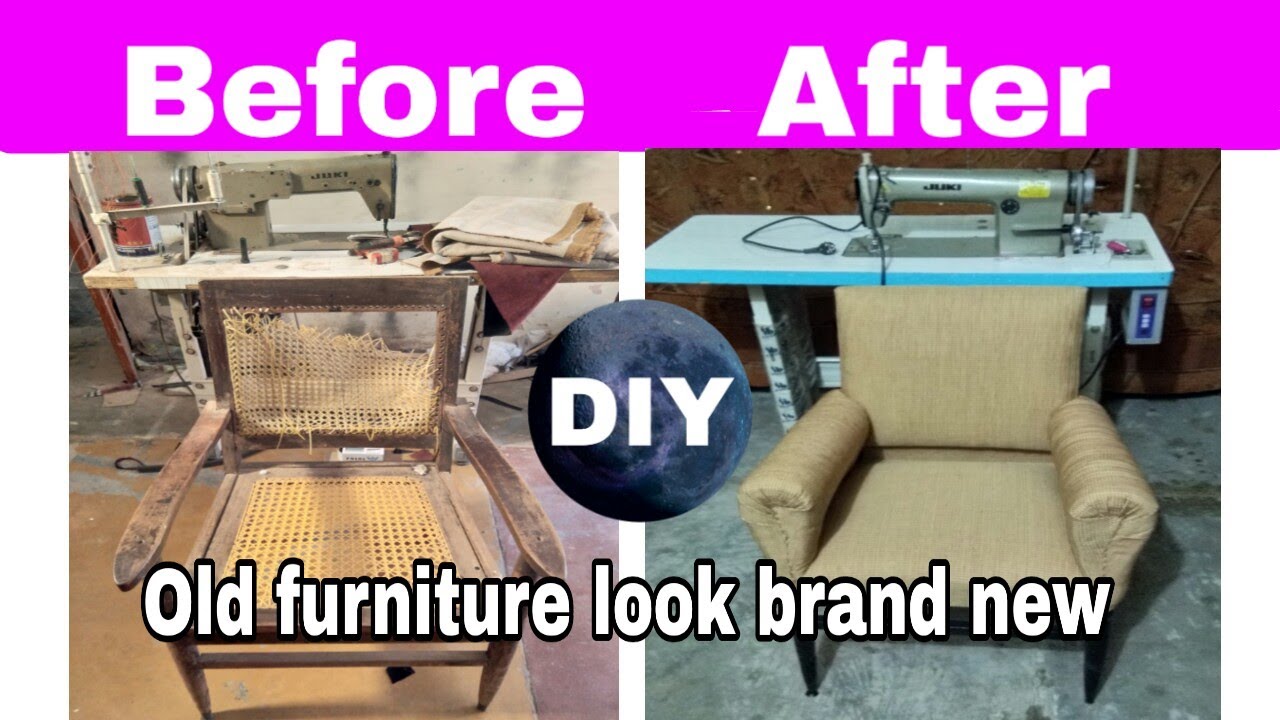 Old chair makeover|old chair convert to sofa|Old chair poshish