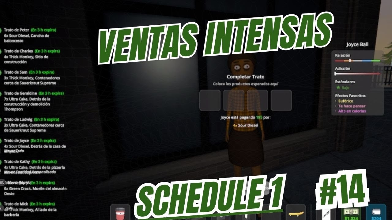 Schedule 1 #14 | Ventas intensas