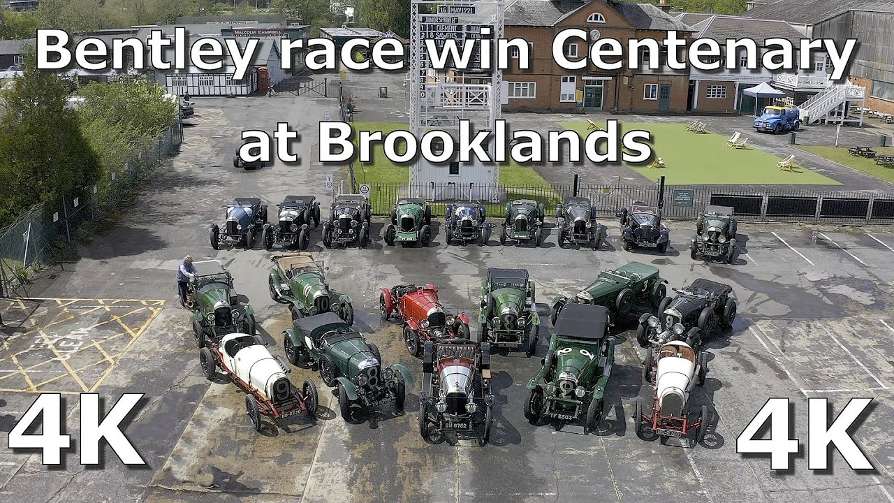 Bentley celebrates centenary of first ever race win at Brooklands