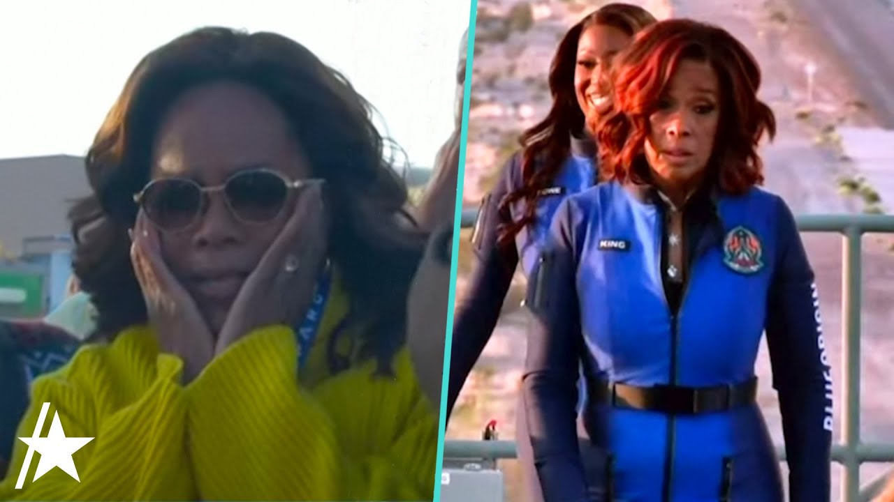 WATCH: Oprah CRIES As Gayle King, Katy Perry, Lauren Sanchez LAUNCH INTO SPACE & RETURN