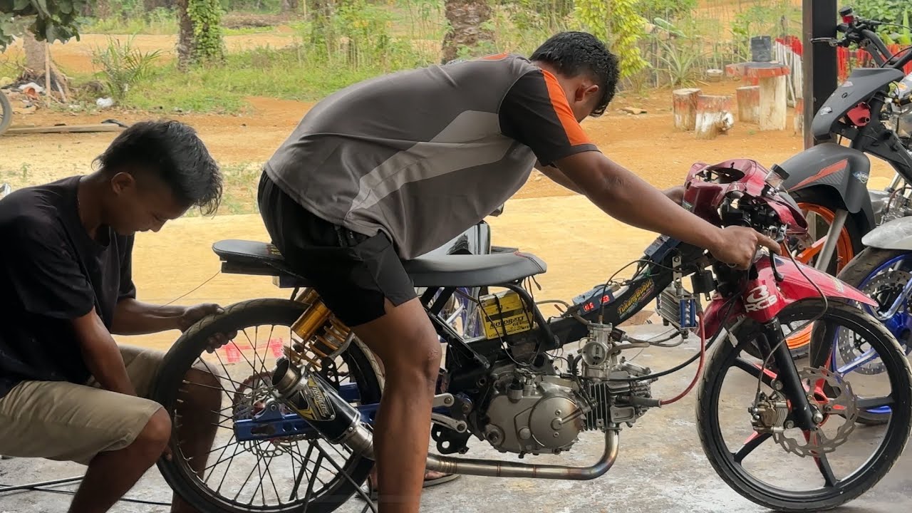Perdana bore up suzuki Smash 🫣 noken set pengapian nya pakai KPH🗿
