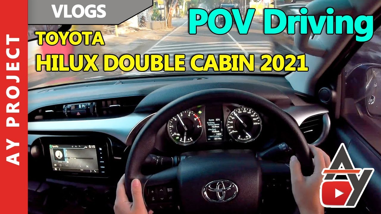 POV Driving Toyota Hilux Double Cabin 2021 | AY Project | Indonesia