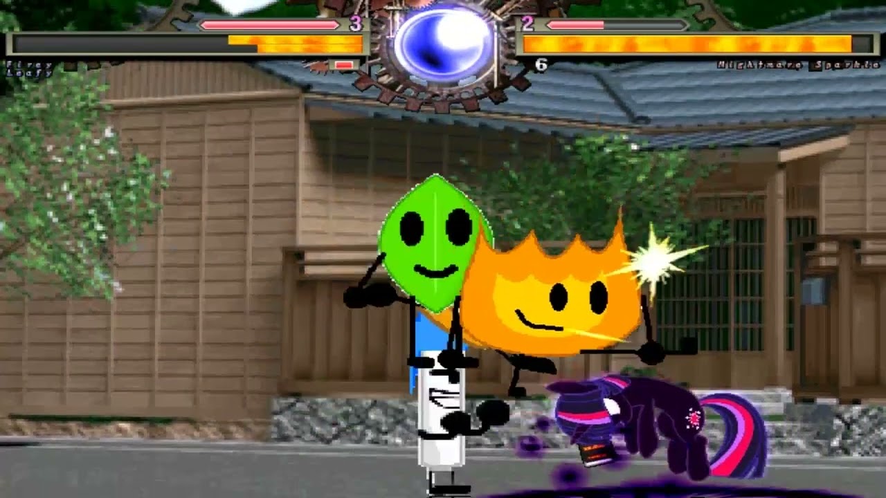 Mugen - Fairey/Leafy/Coiny/Pen vs Nightmare Sparkle