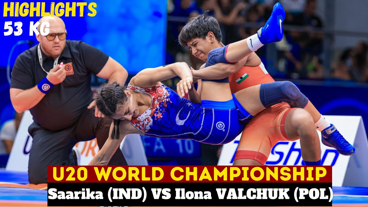 Bronze Medal Match Highlights: Saarika (IND) VS Ilona (POL) | U20 World Wrestling Championship 2025