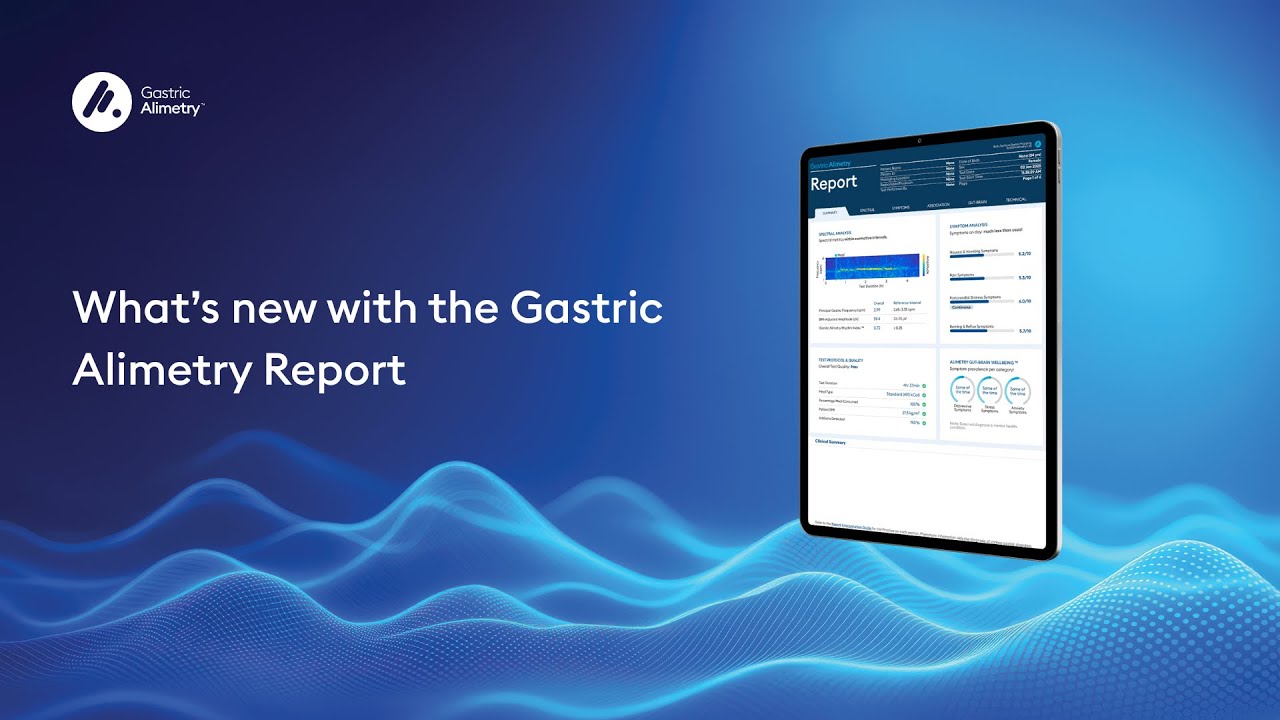 Improvements to the Gastric Alimetry Report