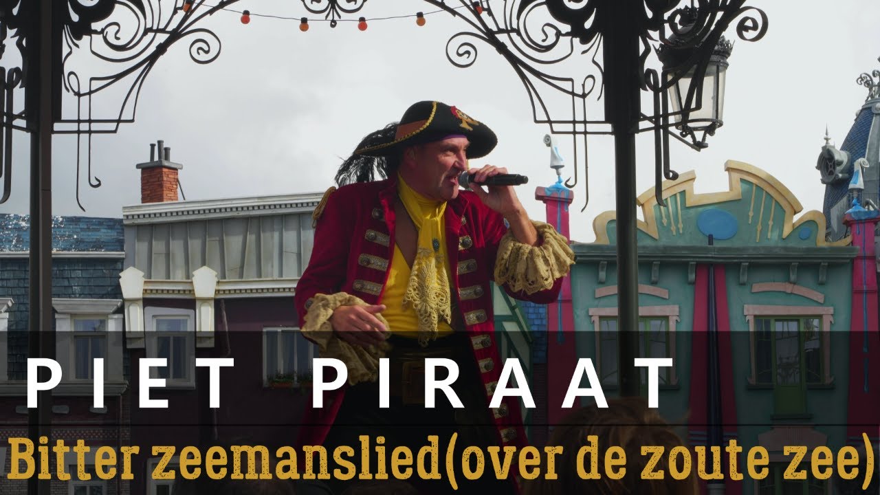 Piet Piraat - Bitter Zeemanslied (Over de Zoute zee) @ Plopsaland De Panne (4K) LIVE optreden