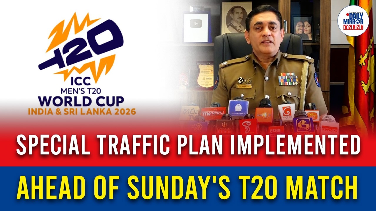 Special traffic plan implemented ahead of Sunday's T20 match