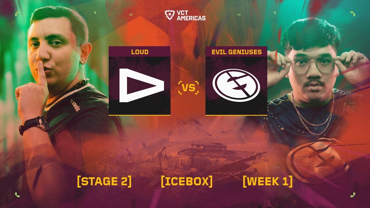 LOUD vs Evil Geniuses - VCT Americas Stage 2 - W1D2 - Map 3