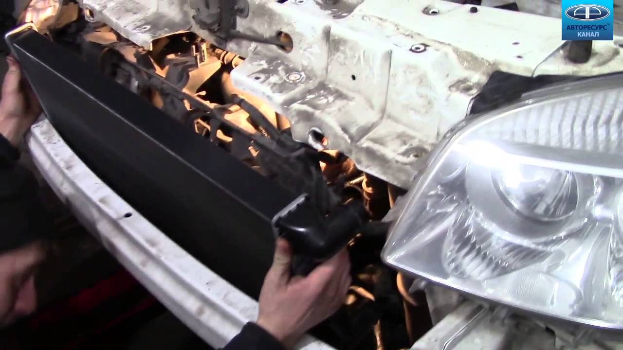Как снять и поменять радиатор фиат добло 1.9л 2008 г fiat doblo 1.9l 2008 видео