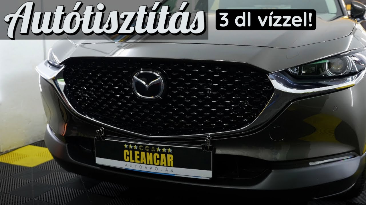 Autótisztítás 3 dl vízből? LEHETSÉGES!
