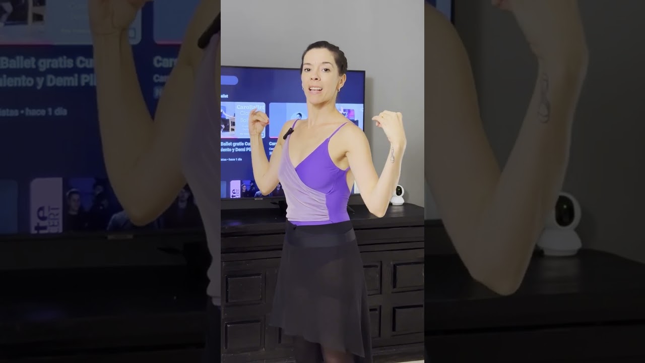 Desafío de 5 días: Mejora tu postura como un bailarín profesional Ballet clásico #caroballet