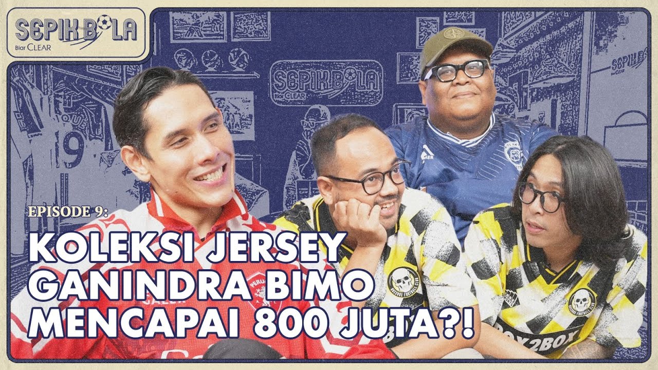 TIRTA, TIO, SAMA MUKTI KAGET PAS TAU TOTAL HARGA KOLEKSI JERSEY GANINDRA BIMO!