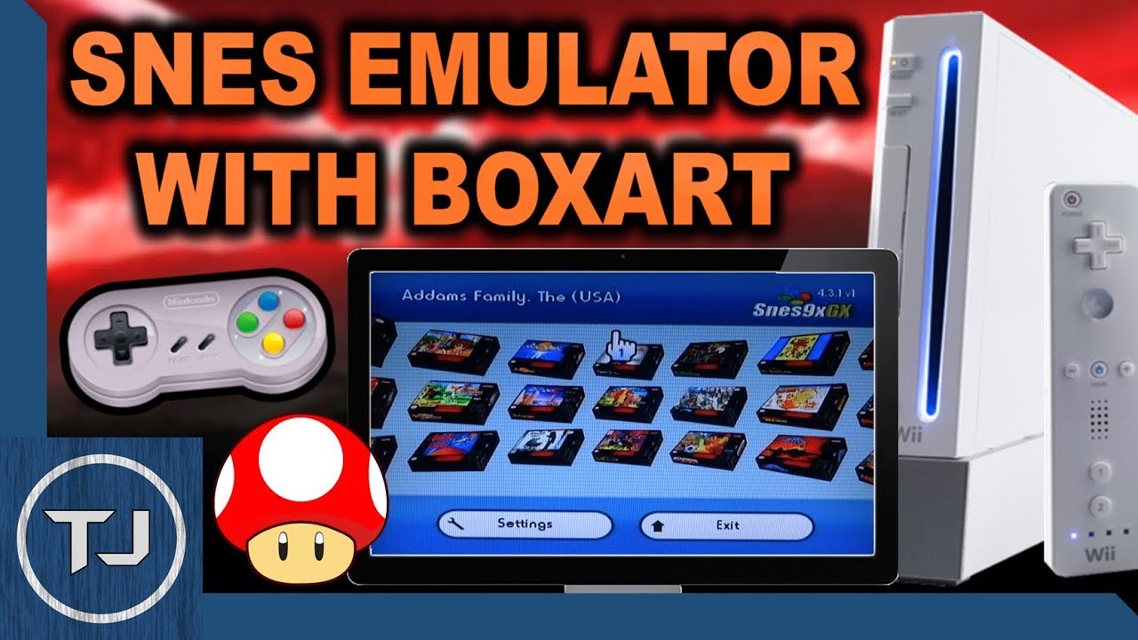 Wii SNES Emulator With Cover/Box Art!