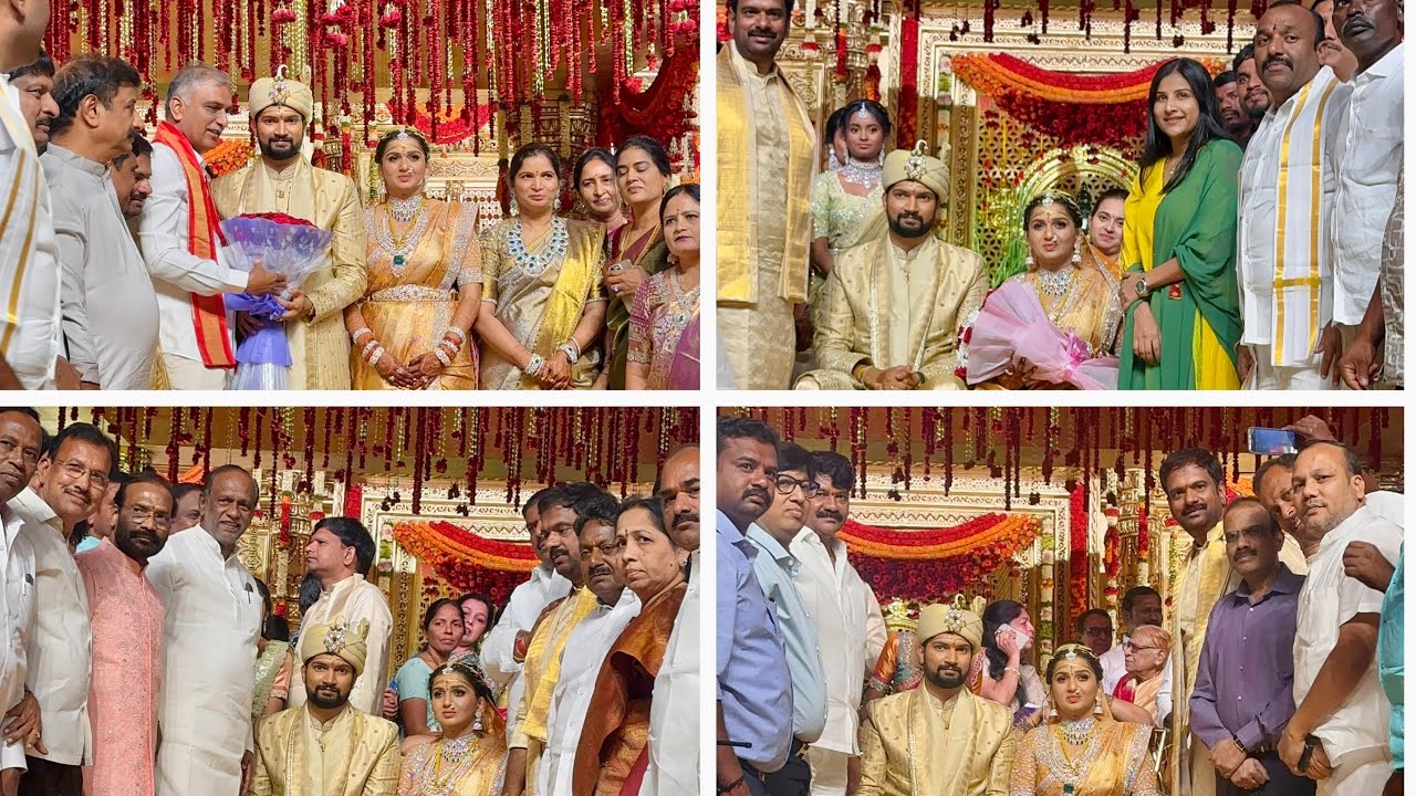 VIPs at Marri Janardhan Reddy Son Marriage | మర్రి జనార్దన్ కుమారుడి వివాహానికి హాజరైన ప్రముఖులు