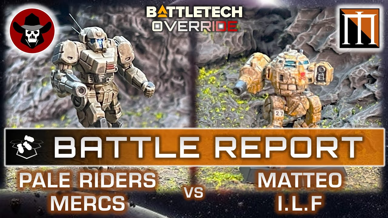Hinterlands Campaign! Mercenaries vs Insurgents | BattleTech Override Battle Report