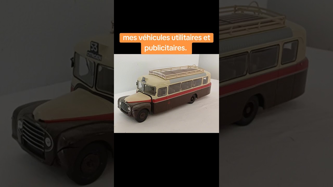  miniatures utilitaires et publicitaires à l'échelle 1/43 #diecast #truck #utilitaire #publicitaires
