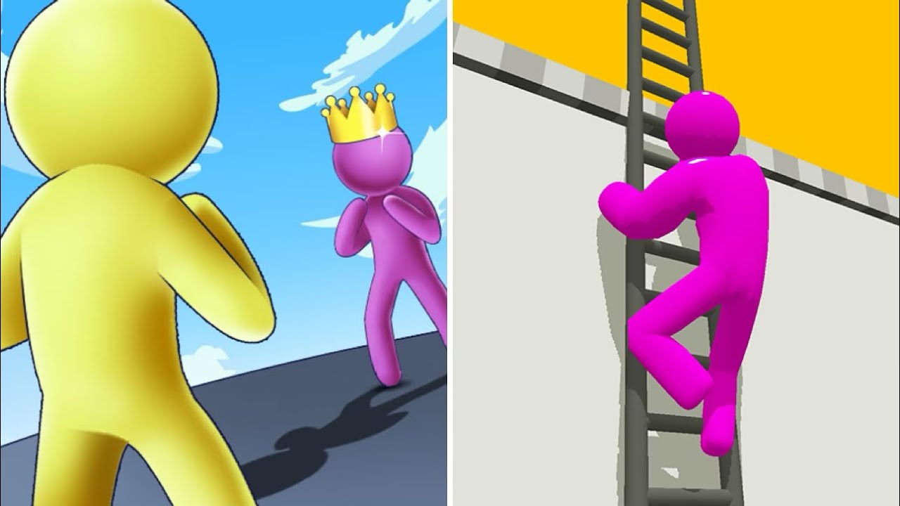 Giant Rush Vs Ladder Master 3D✳️🈳✳️All Levels Max Update Android IOS Gameplay HR3Q
