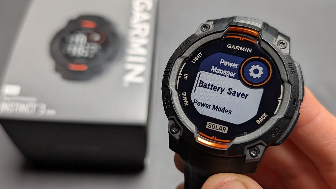 Garmin Instinct 3 Battery Saver Mode - Enable & Customize Power Saving Mode