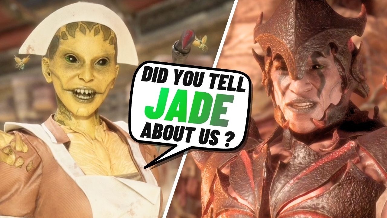Did you tell JADE about us ? | MK11 Dvorah INTROs Outworlders |