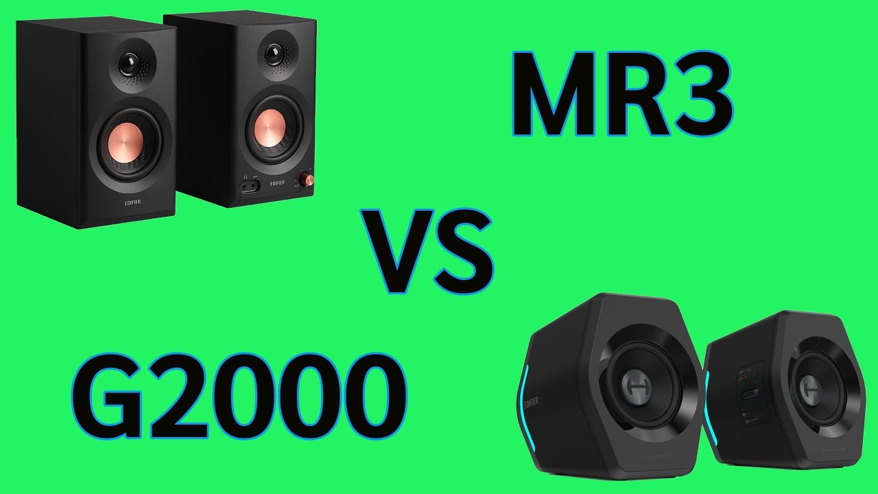 Edifier MR3  VS  Edifier G2000