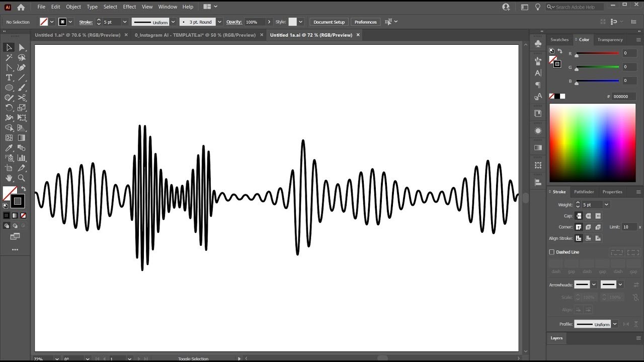 How to Draw Sound Waves in Adobe Illustrator | ShovoNation