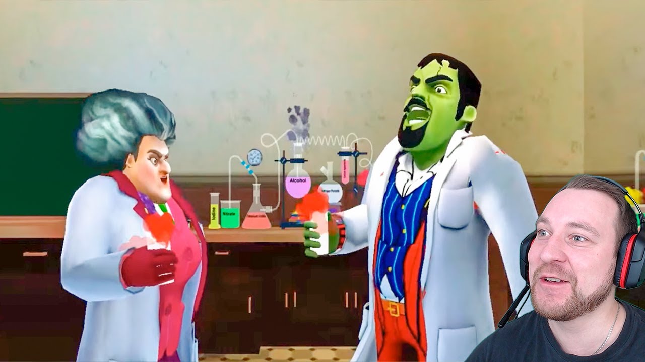 ПРЕВРАТИЛ МИСС ТИ В КРЫСУ Злая Училка Scary Teacher 3D