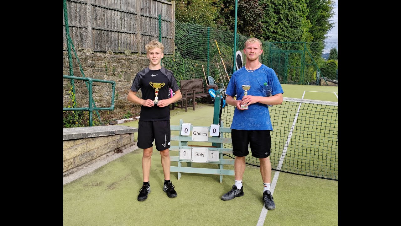 Ecclesall Open Final 2023 Theo Webster (WTN 25) Vs Charlie Parfett (WTN 22.8)