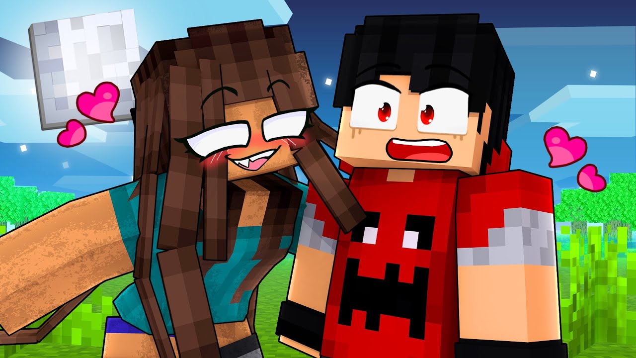 A GAROTA HEROBRINE está APAIXONADA no P3DRU no Minecraft