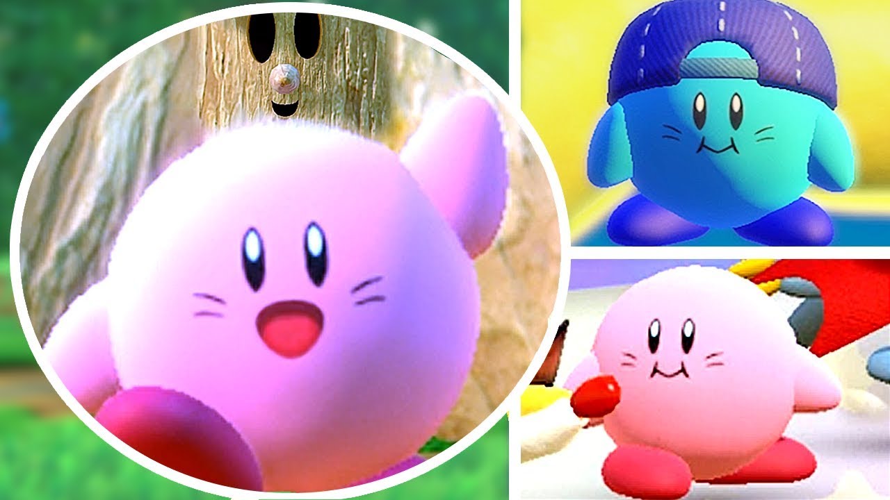 Kirb in Kirby Star Allies Part 2 | Secret Classic Level Easter Egg, Title Screen & Mini Games