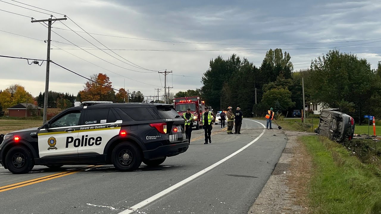 Un automobiliste de 18 ans périt dans un grave accident en Beauce