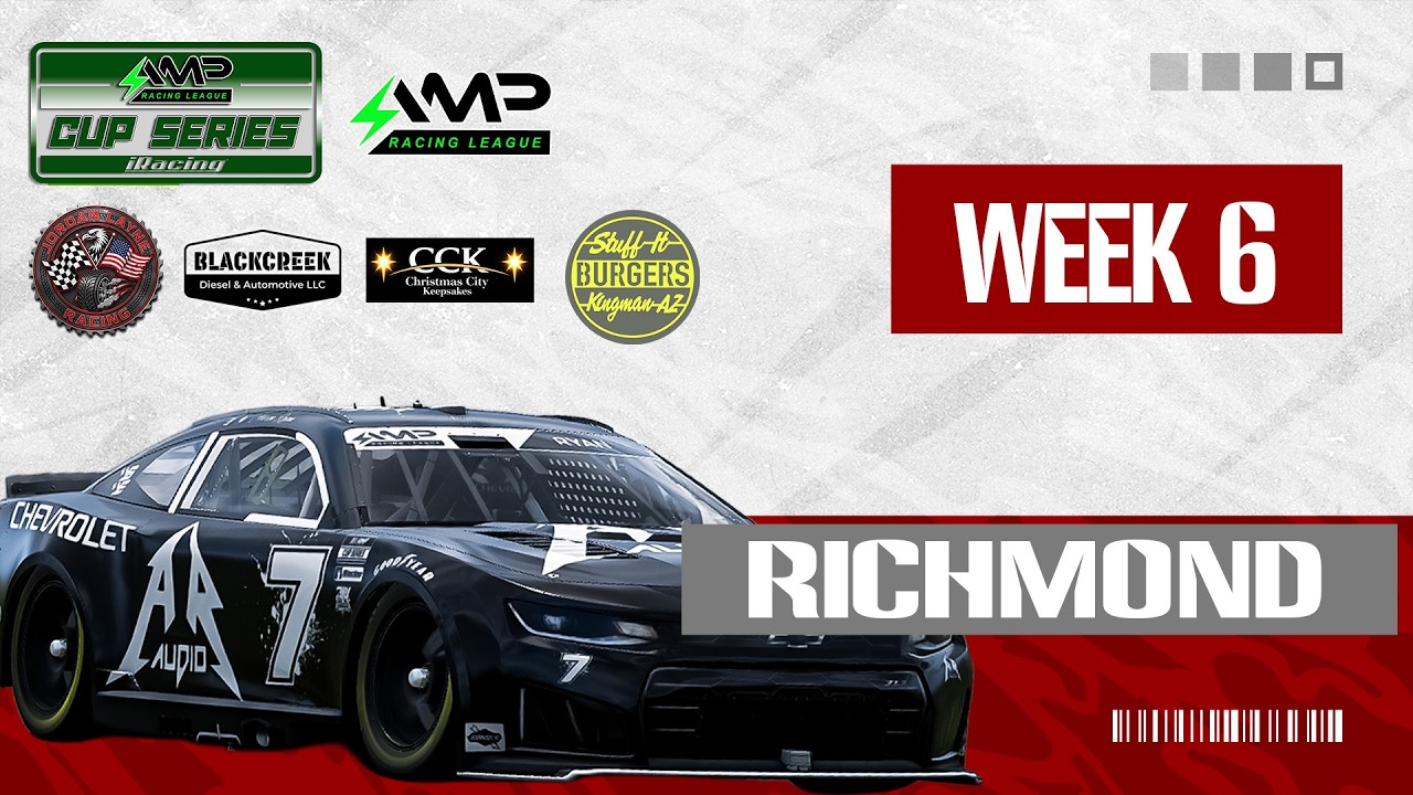 J & S RACING RICHMOND | AMP RACING CUP SERIES WEEK 6 #iracing #league #gaming #AMP