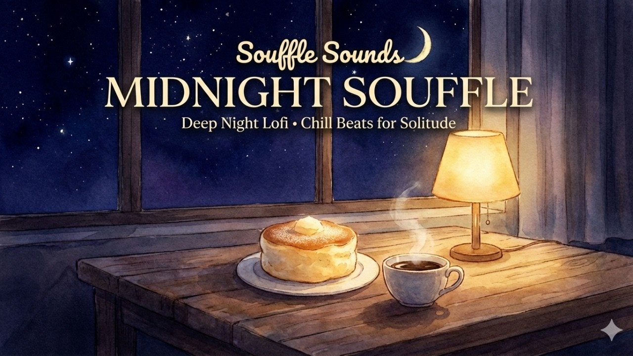 Midnight Souffle 🌙 Deep Lofi Beats for Late Night Thoughts