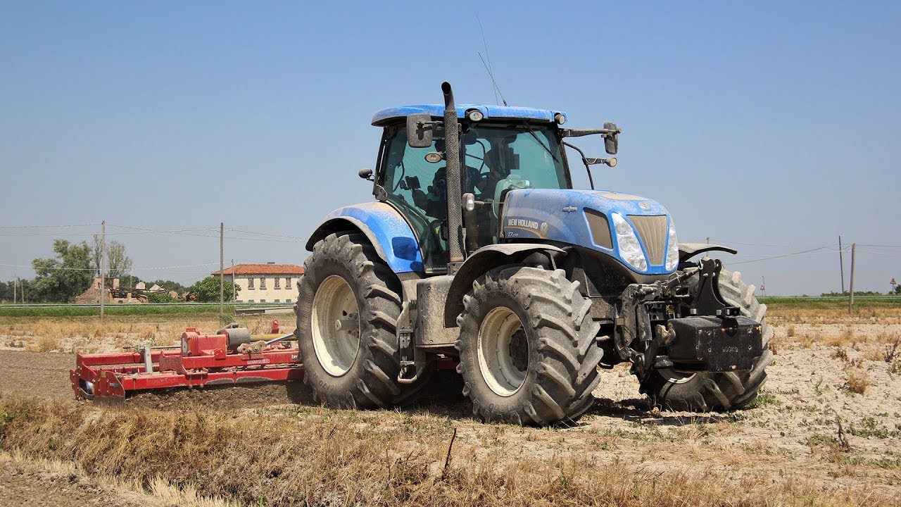 New Holland T.7 270 & Erpice rotante Breviglieri | Preparazione terreno 2020 | Flli Solighetto