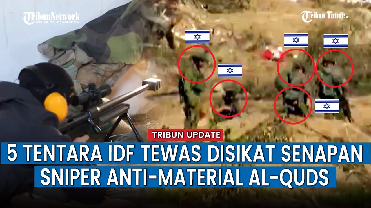 Penembak Jitu Brigade Al-Quds Hantam Habis Tentara Israel di Kamp Al-Bureij