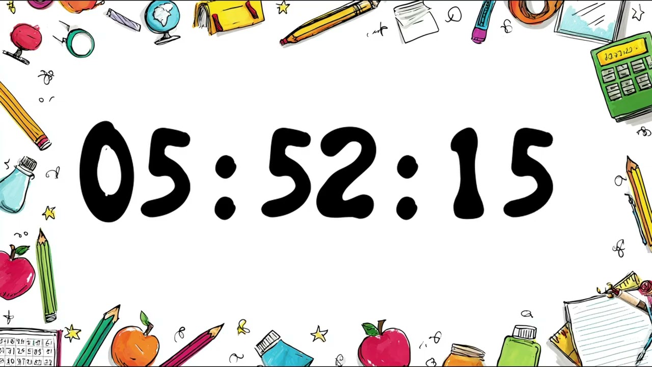 6 Hour Study Timer ⏳ Intense Revision Marathon for Exams (Deep Focus)