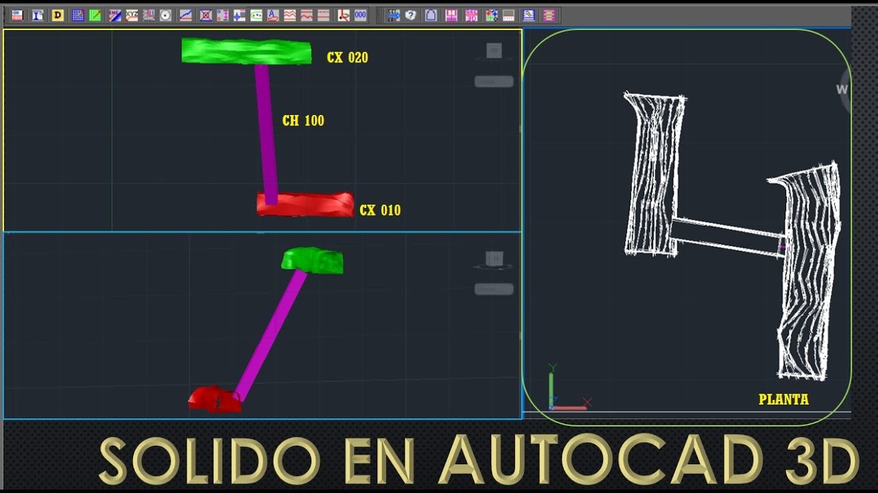 SOLIDOS EN AUTOCAD 3D-MINERIA