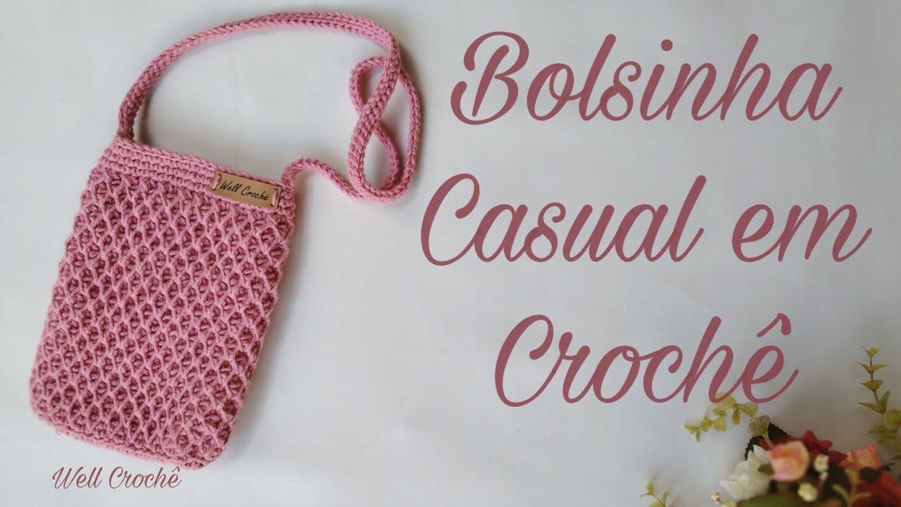 Bolsinha Casual em Crochê