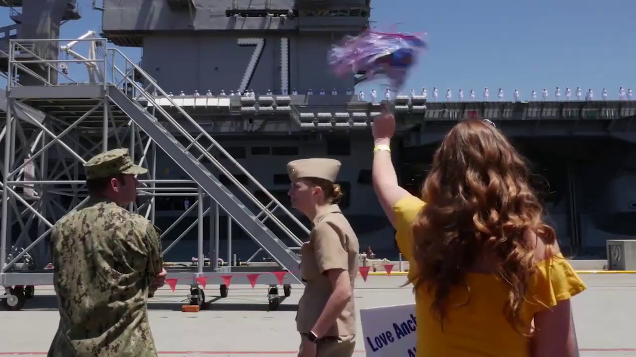 Welcome Home Theodore Roosevelt Sailors!
